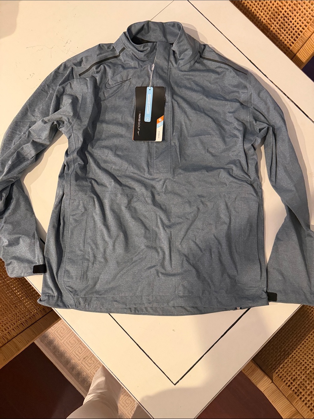 Nike Golf Storm-Fit Men's Jacket -Steel Gray and Black NWT